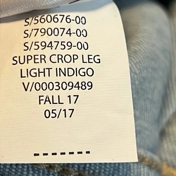 Gap women’s Jeans 12 Straight super crop light indigo streetwear Y2K denim retro - Picture 9 of 9